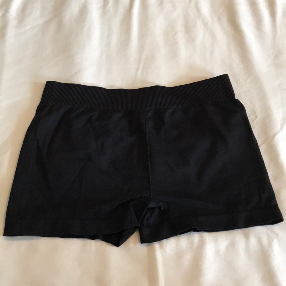 Jockey black nylon activewear sport dance shorts M - Picture 2 of 8